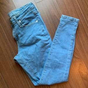 Mossimo jeans- skinny, mid rise